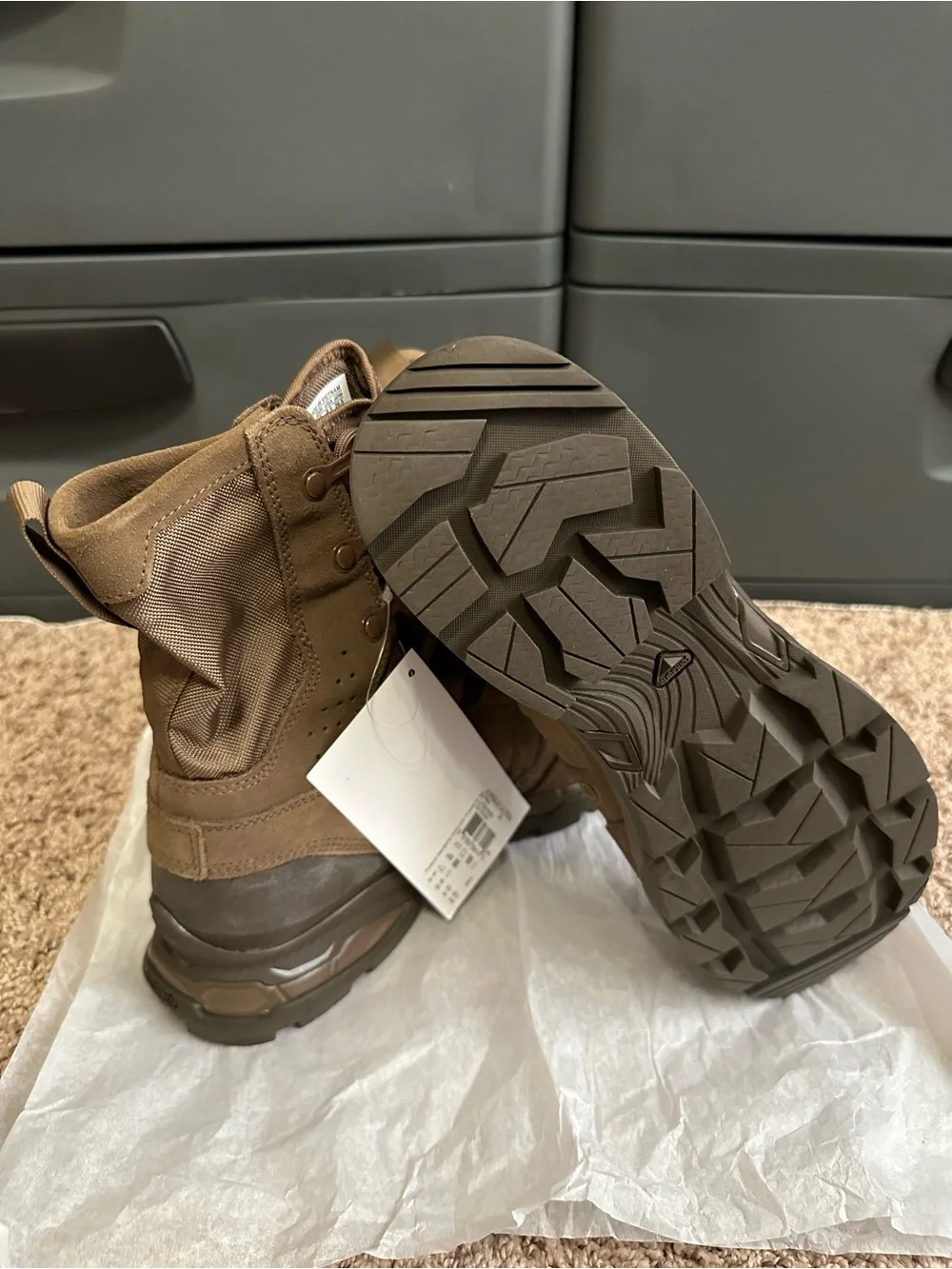 Salomon Men's Brown Tactical Hiking Boots